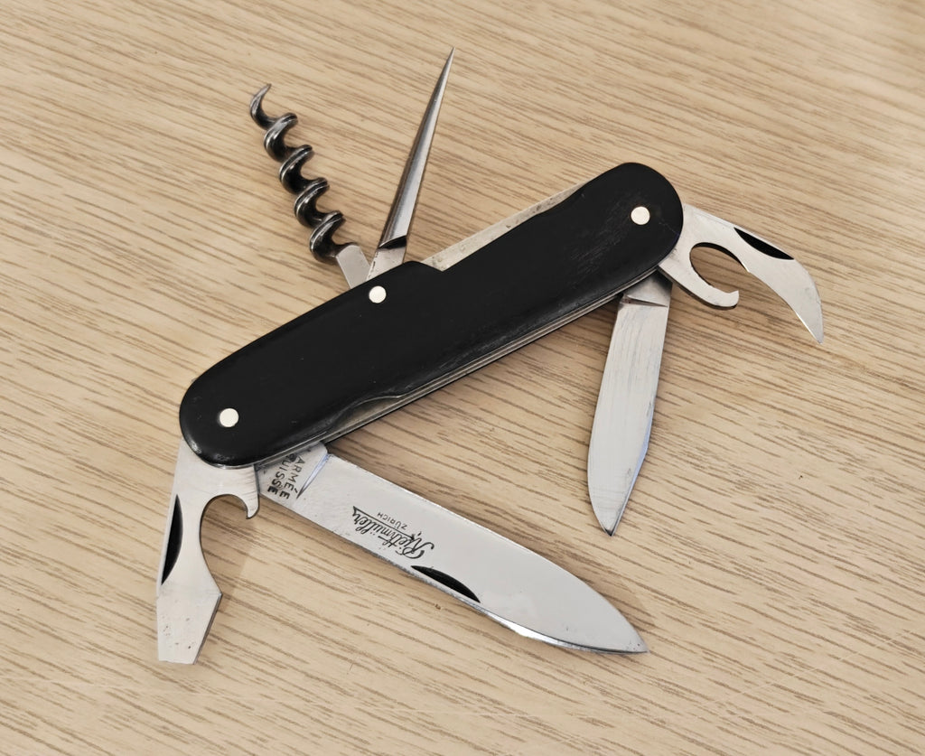 Victorinox Swiss Army Knife Tourist Inoxyd 1946-1951 Zurich Horn
