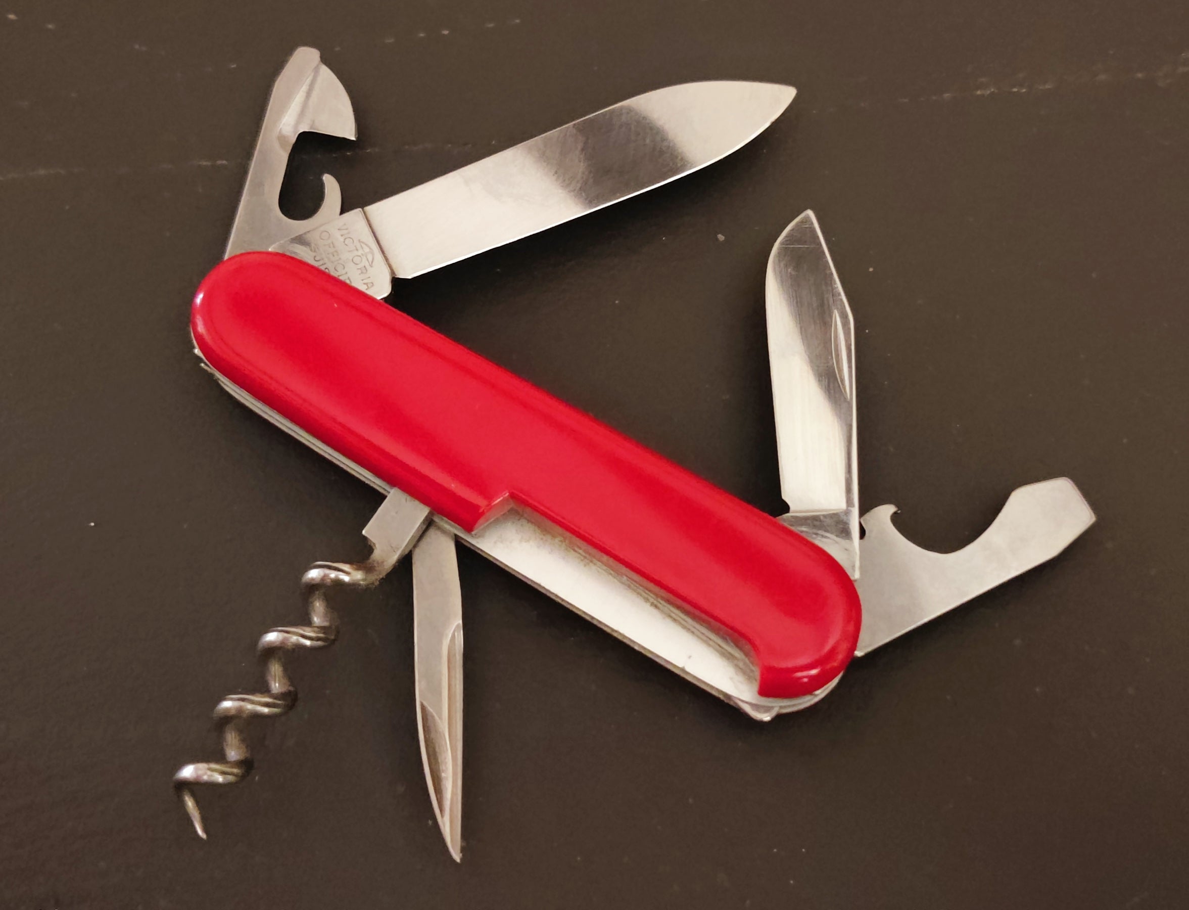 Victorinox Swiss Army Tourist Victoria WAGNER Incrustação de metal 1971-1973