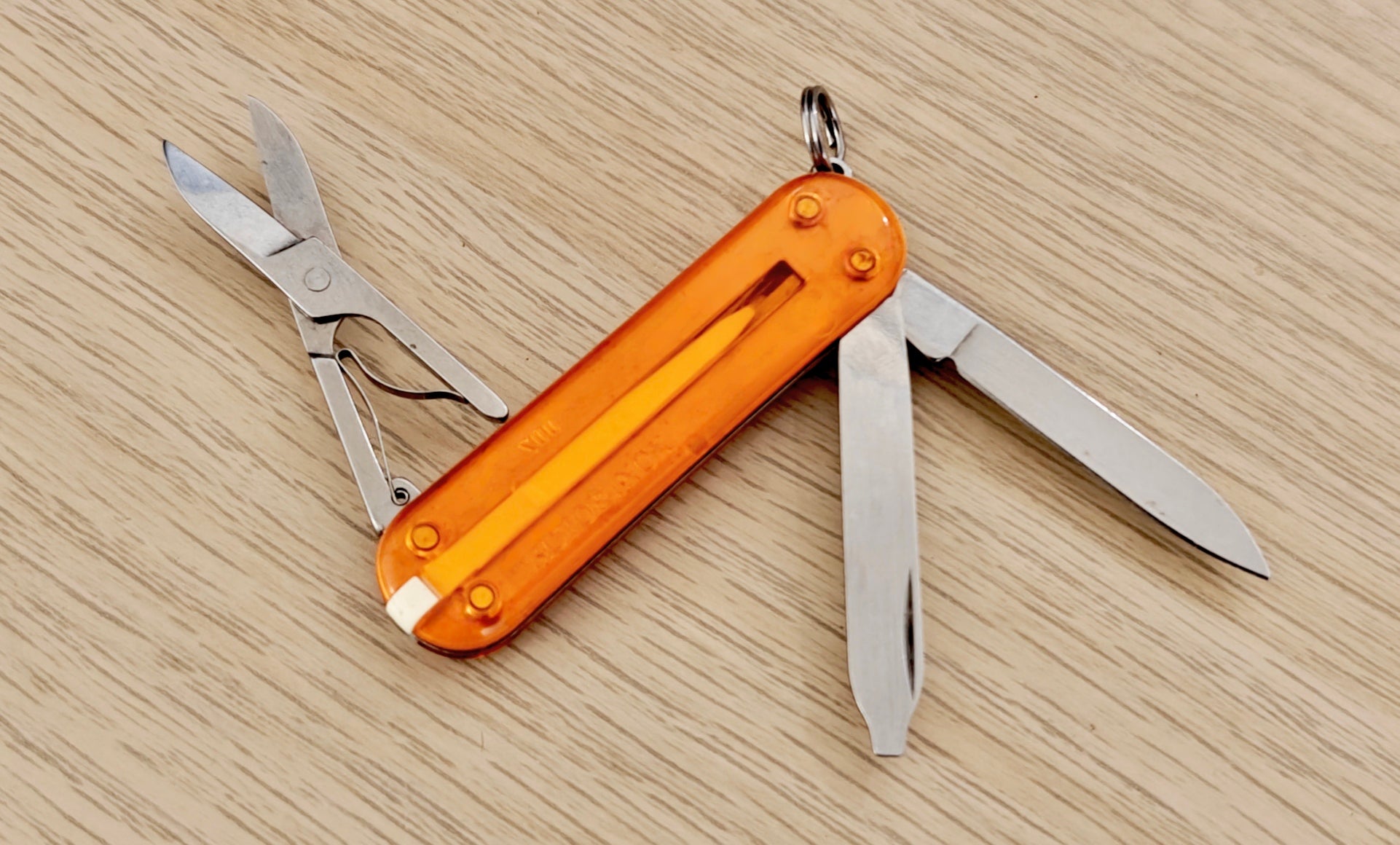 Victorinox Swiss Army Knife Classic SD Orange Fire Opal