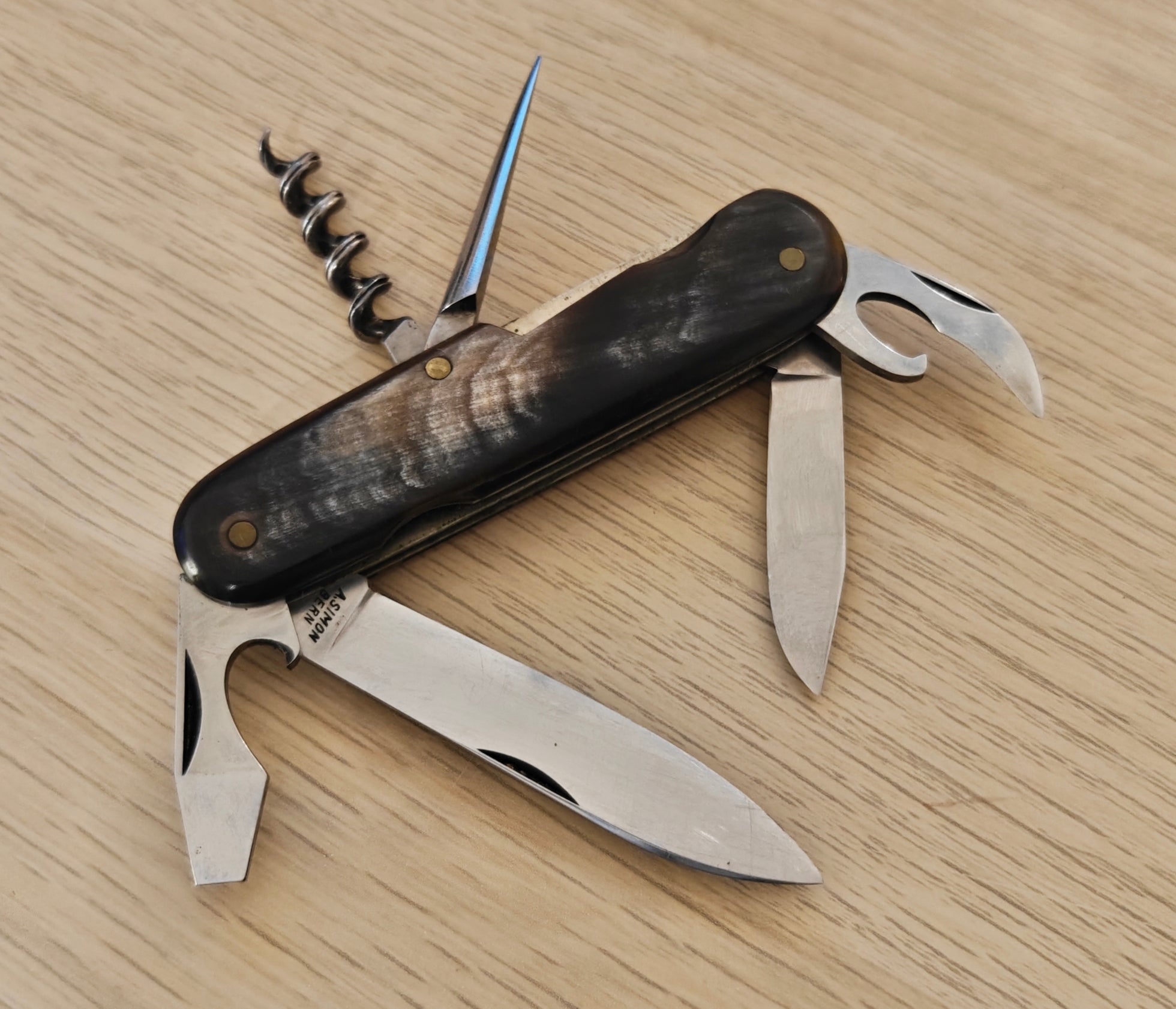 Victorinox Swiss Army Tourist Inoxyd 1946-1951 Simon Bern tang Horn