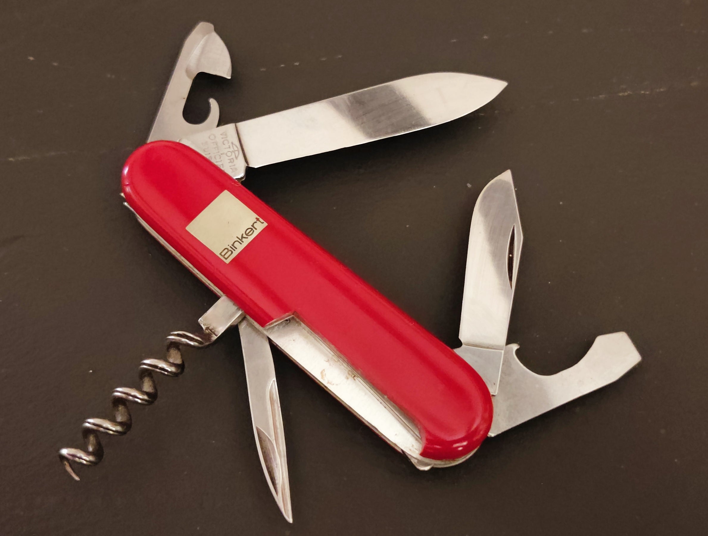 Victorinox Swiss Army Tourist Victoria Binkert metal inlay 1961-1971