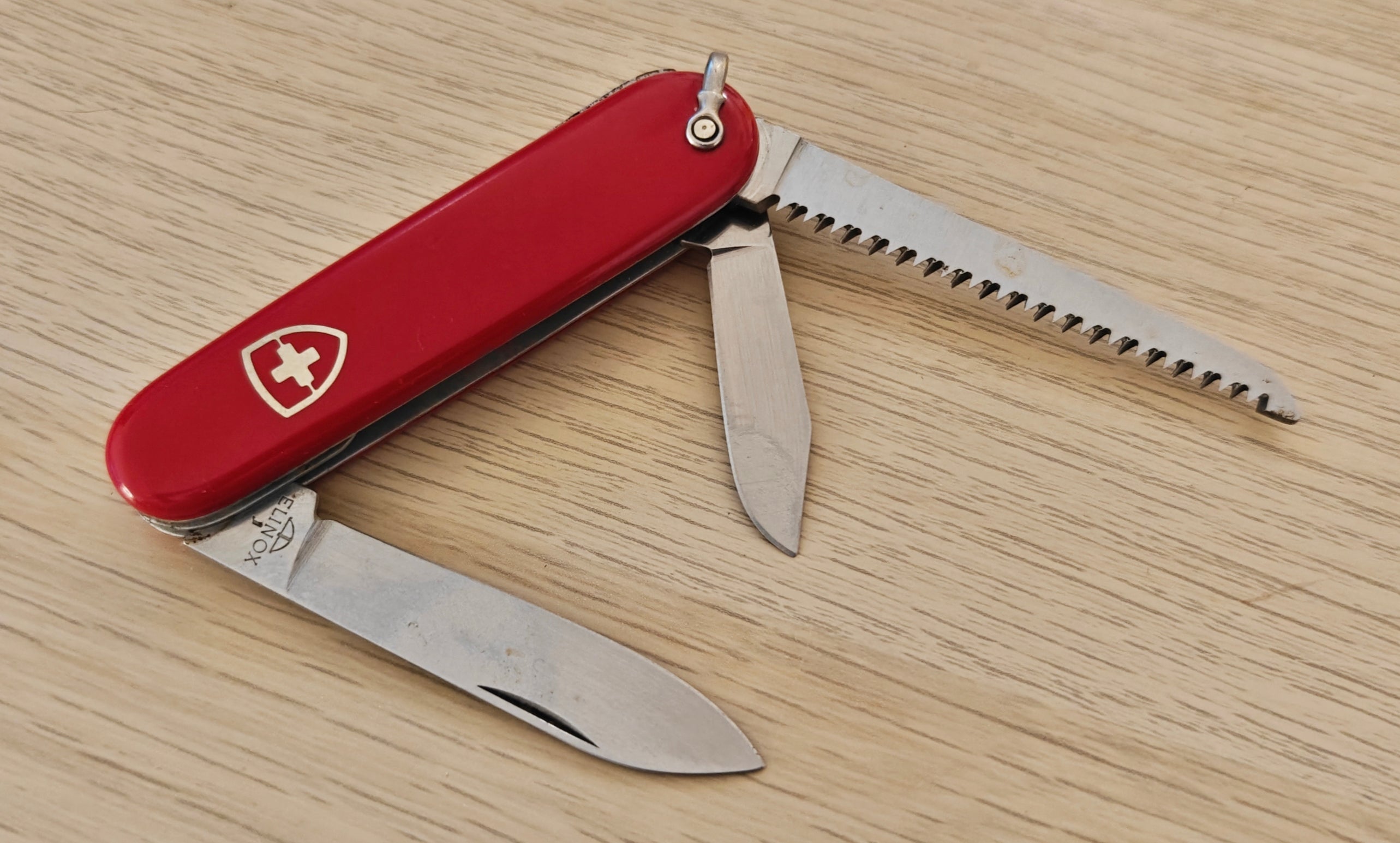 Victorinox Swiss Army Lumberjack 84mm Elinox 1957-1965 Bail
