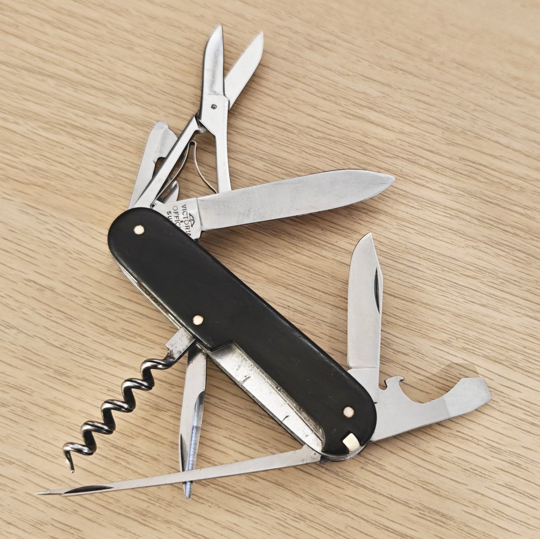 Victorinox Swiss Army Knife Climber Small LNF 84mm Horn 1961-1971
