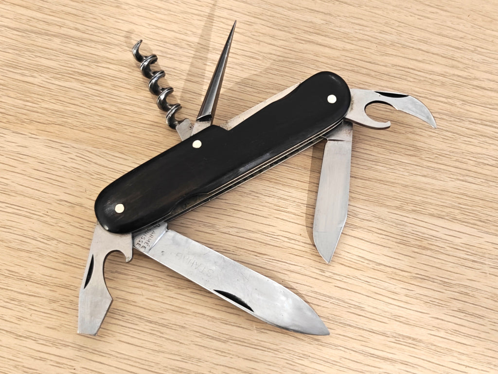 Victorinox Swiss Army Knife Standard 234 Inoxyd 1946-1951 Horn Stahag