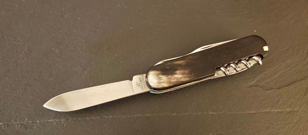 Victorinox Swiss Army Knife Climber Small 84mm 1976-1978 Horn