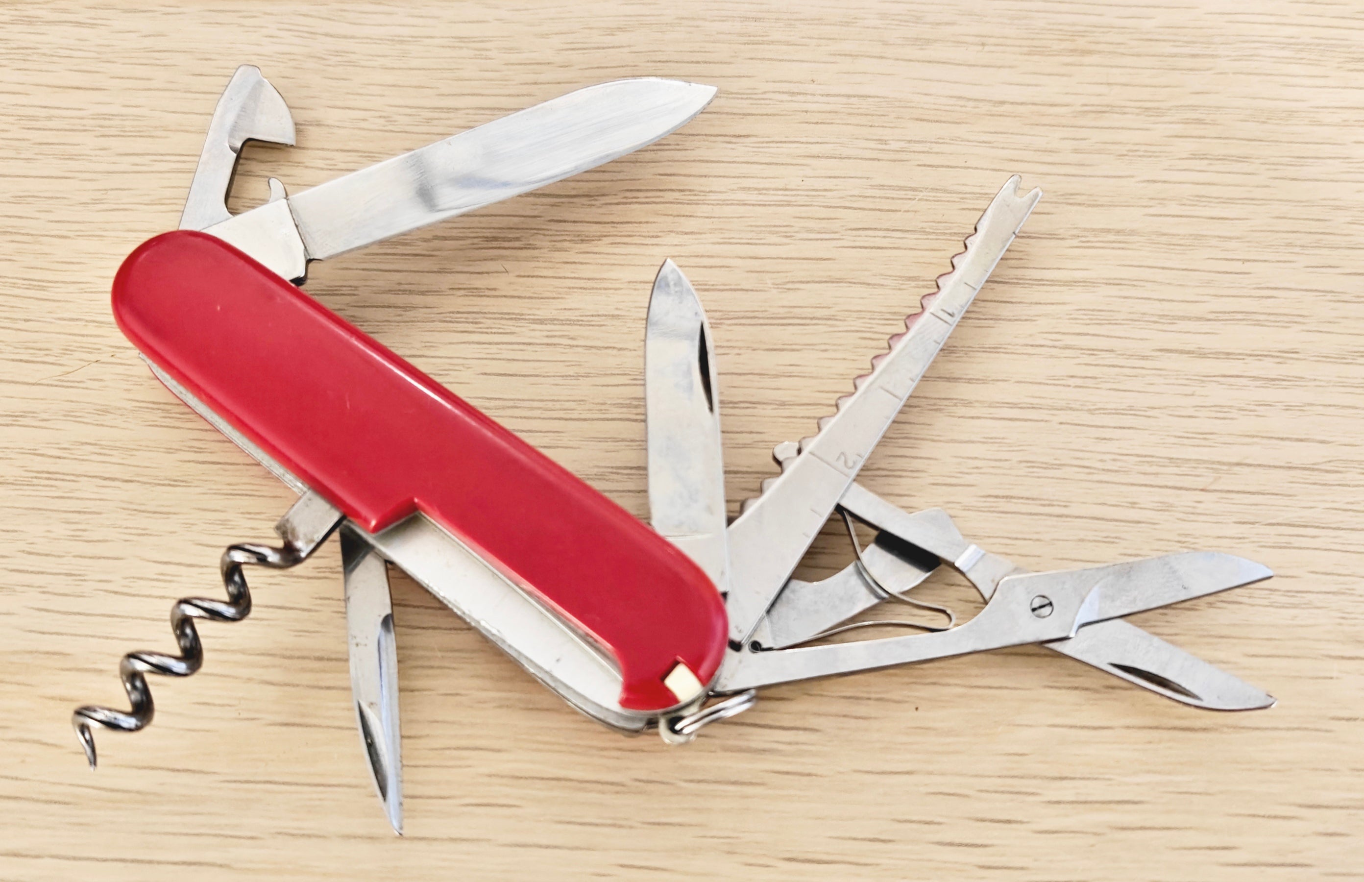 Victorinox Swiss Army Knife Angler 1973-1976 Vintage Aluminum tweezers