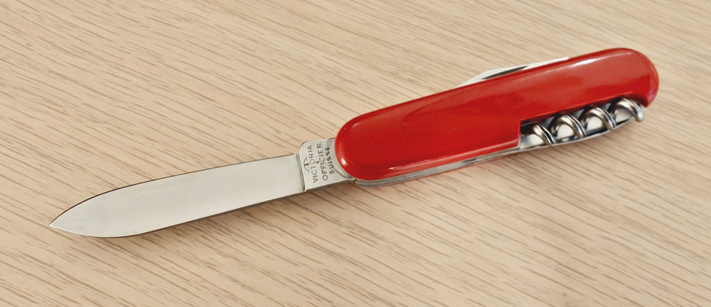 Victorinox Swiss Army Tourist Victoria Buser metal inlay 1961-1966