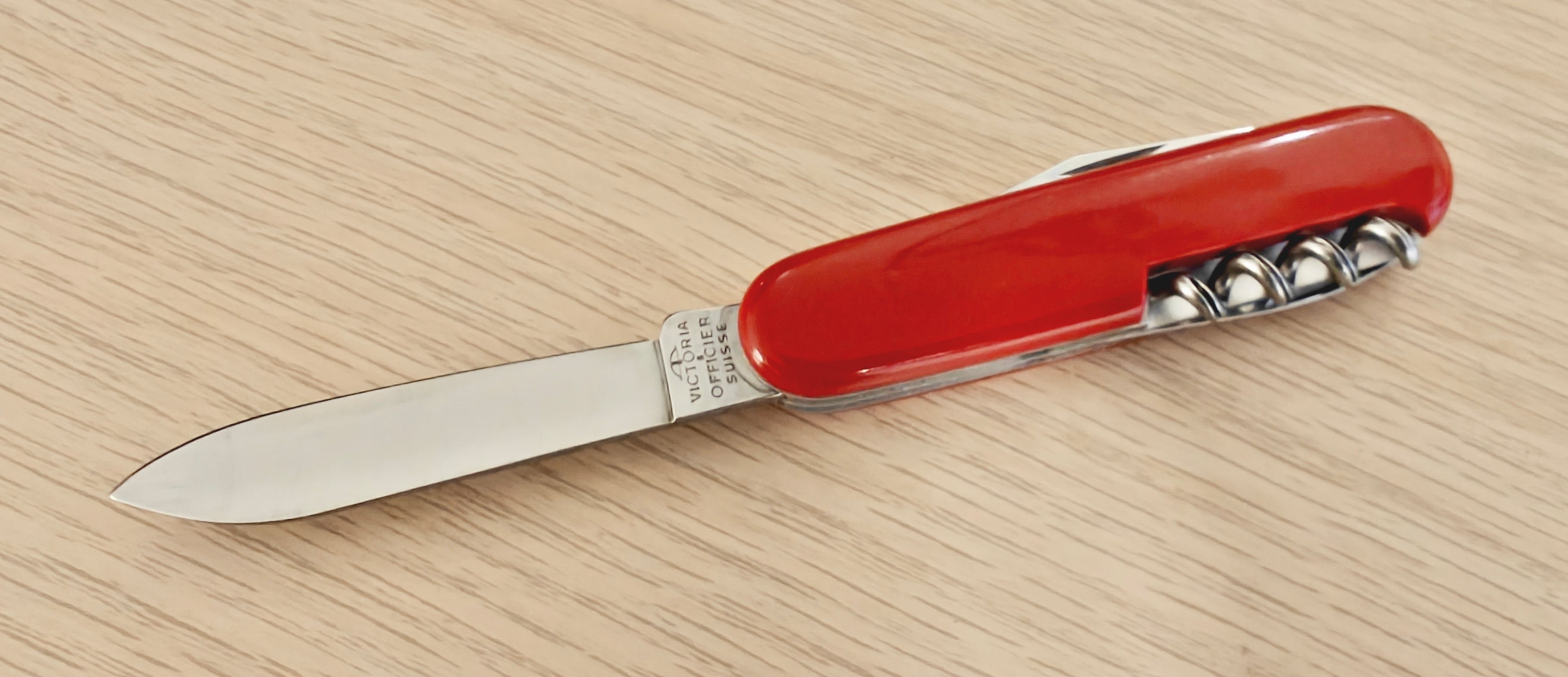 Victorinox Swiss Army Tourist Victoria Buser metal inlay 1961-1966