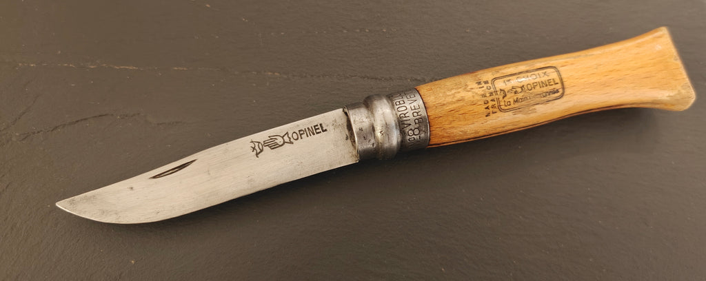 Vintage Opinel No.8 French Folding Knife – Carbon Steel – 1967-1980