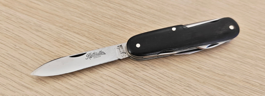 Victorinox Swiss Army Knife Tourist Inoxyd 1946-1951 Zurich Horn