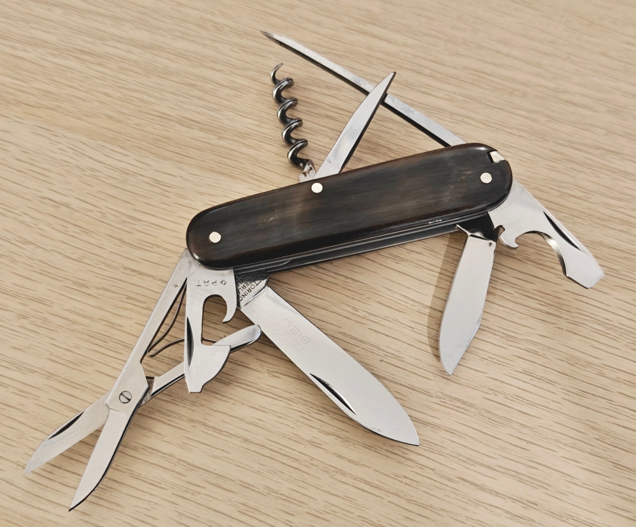 Victorinox Swiss Army Knife Climber Small LNF 84mm Horn Terzy 1961-1971