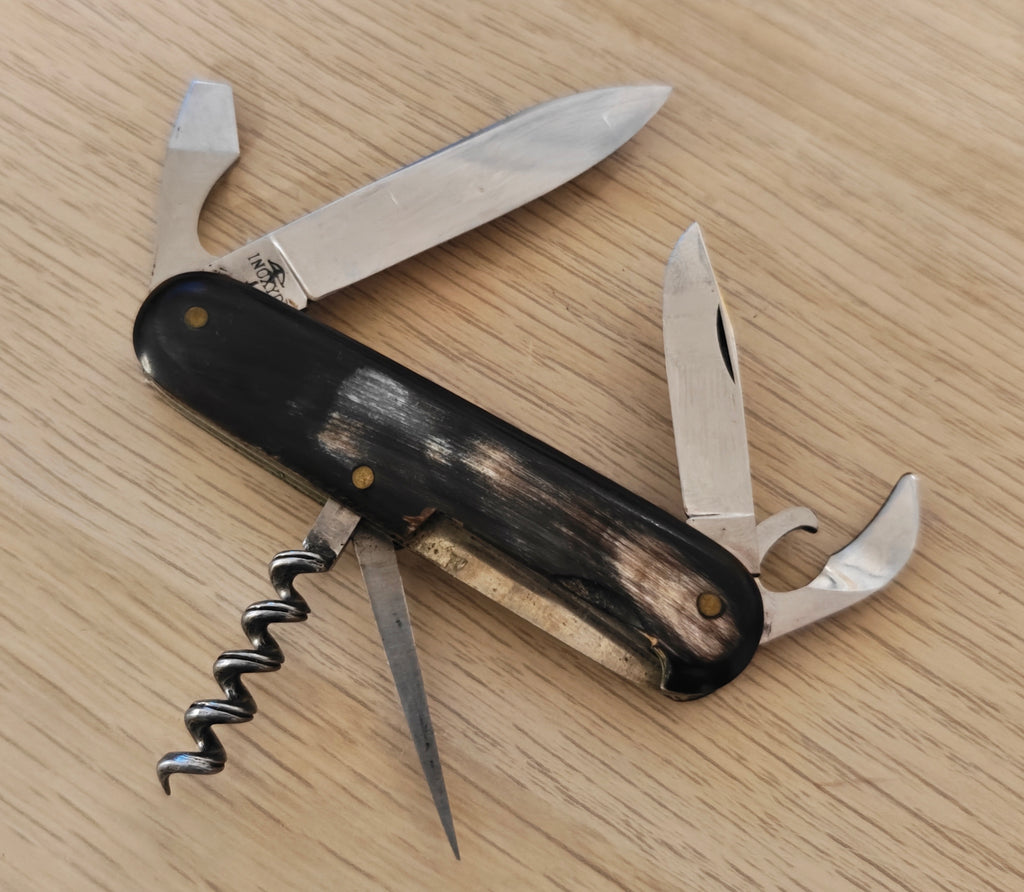 Victorinox Swiss Army Tourist Inoxyd 1946-1951 Simon Bern tang Horn