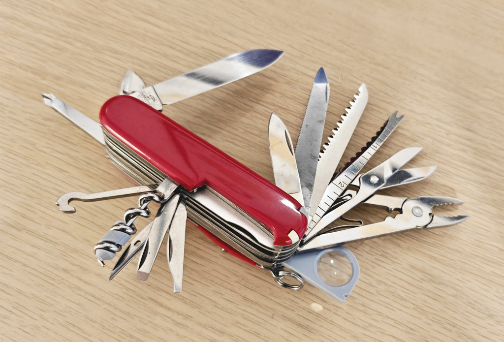 Victorinox Swiss Army Knife Supertimer 1.8816 Large SOS kit 1996 NIB