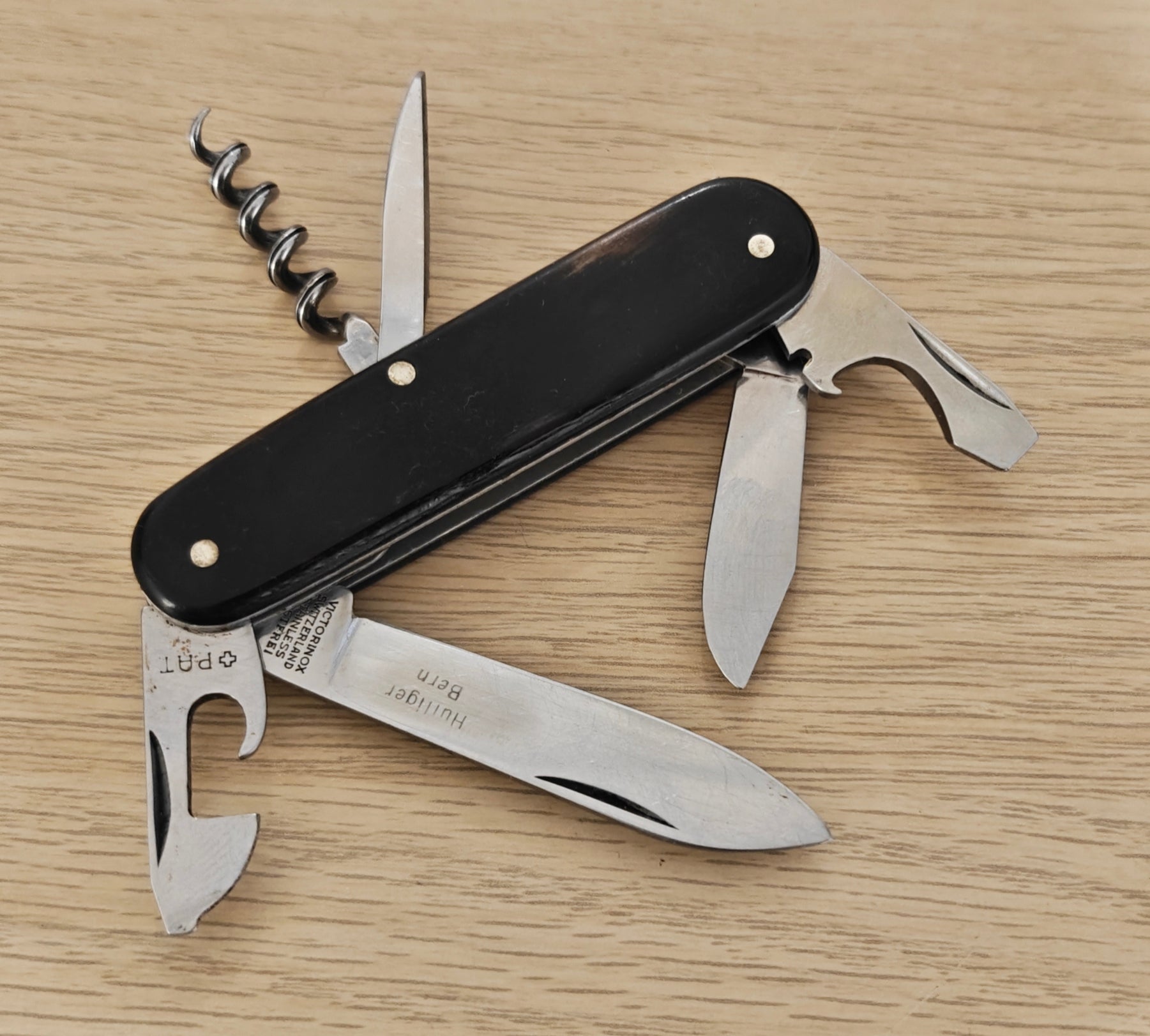 Victorinox Swiss Army Tourist 234k 84mm Horn 1961-1971 Bern