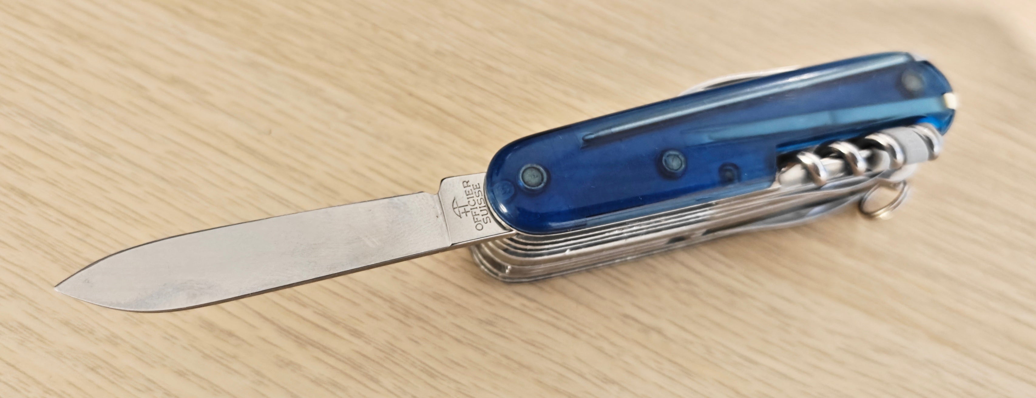 Victorinox Swiss Army Cybertool 41 Sapphire Old Cross + Pouch