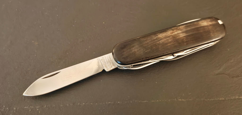Victorinox Swiss Army Knife Climber Small 84mm 1976-1978 Horn