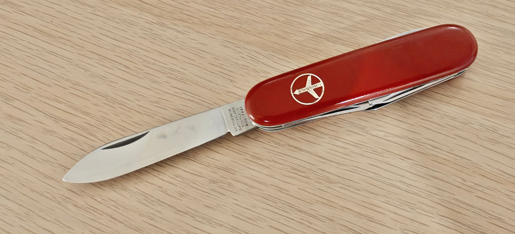 Victorinox Swiss Army Tourist Victoria Swissair metal inlay 1961-1971
