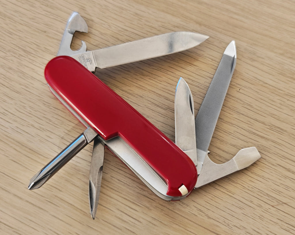 Victorinox Swiss Army Automobile Special 1983-1985 BBC Brown Boveri incrustation métallique