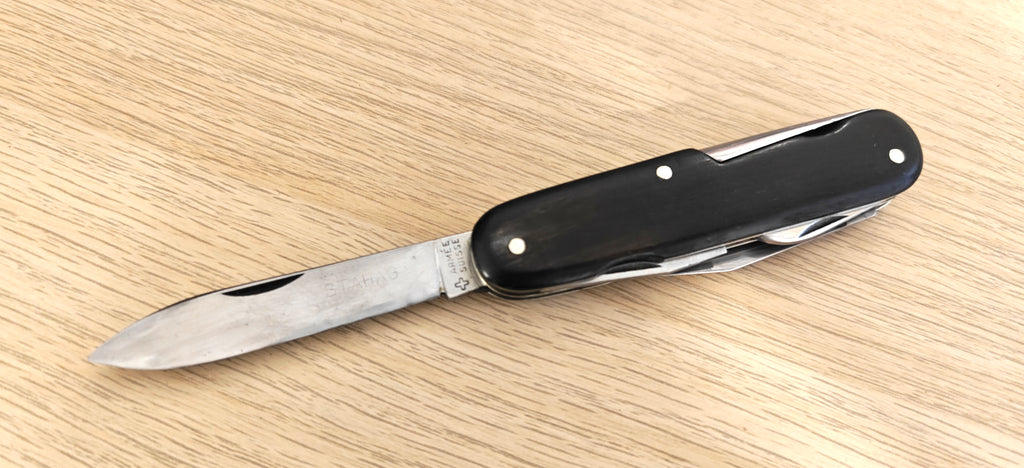 Victorinox Swiss Army Knife Standard 234 Inoxyd 1946-1951 Horn Stahag