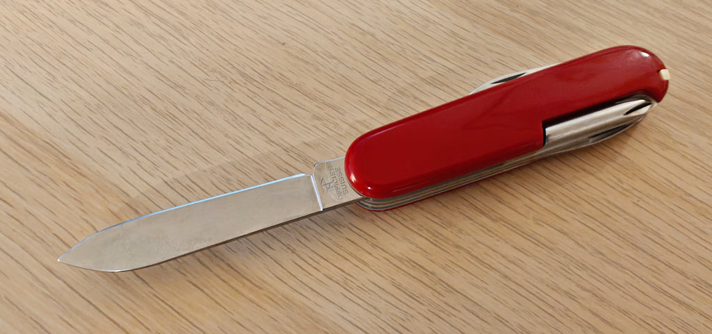 Victorinox Swiss Army Automobile Special 1983-1985 BBC Brown Boveri incrustation métallique