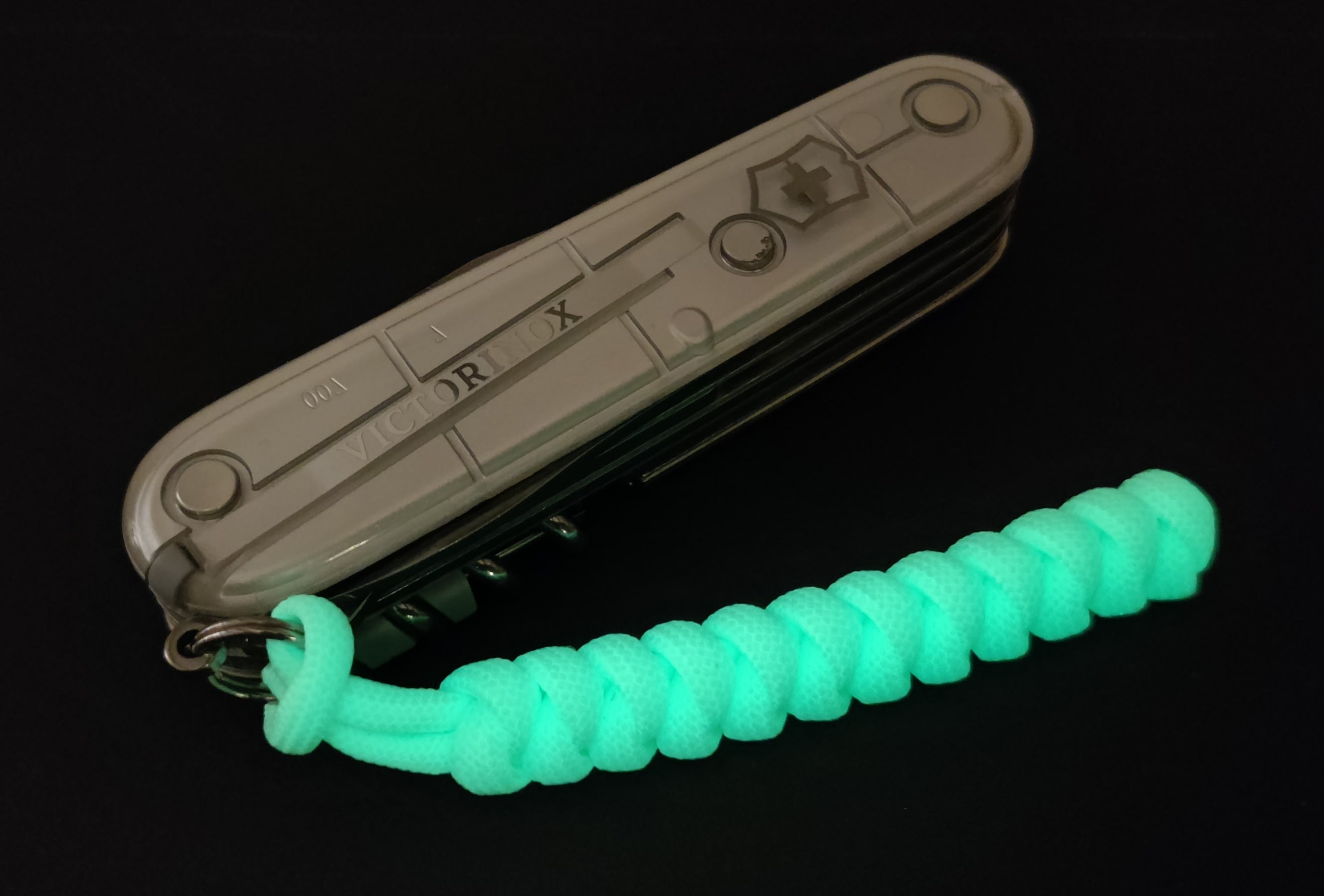 Cordão Paracord Verde Fosforescente para Victorinox SAK