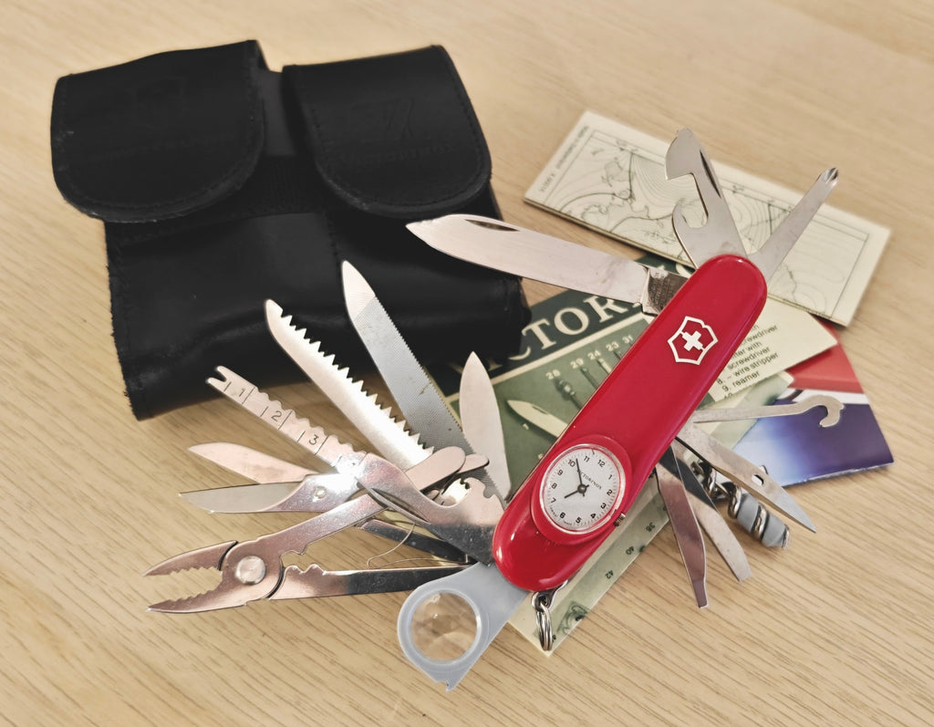 Victorinox Swiss Army Knife Supertimer 1.8816 Large SOS kit 1996 NIB