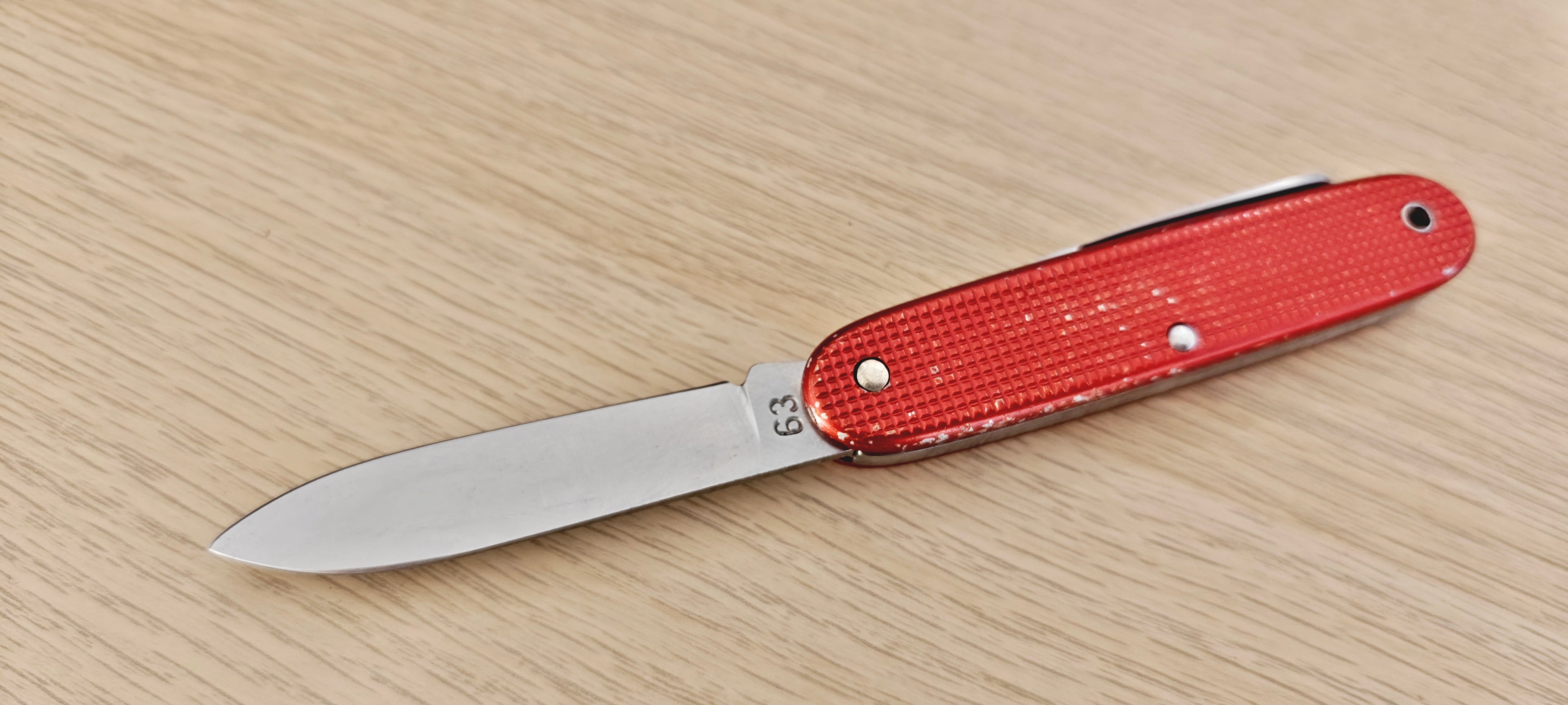 Victorinox Swiss Army Knife Soldier 1963 Elsener Victoria Red