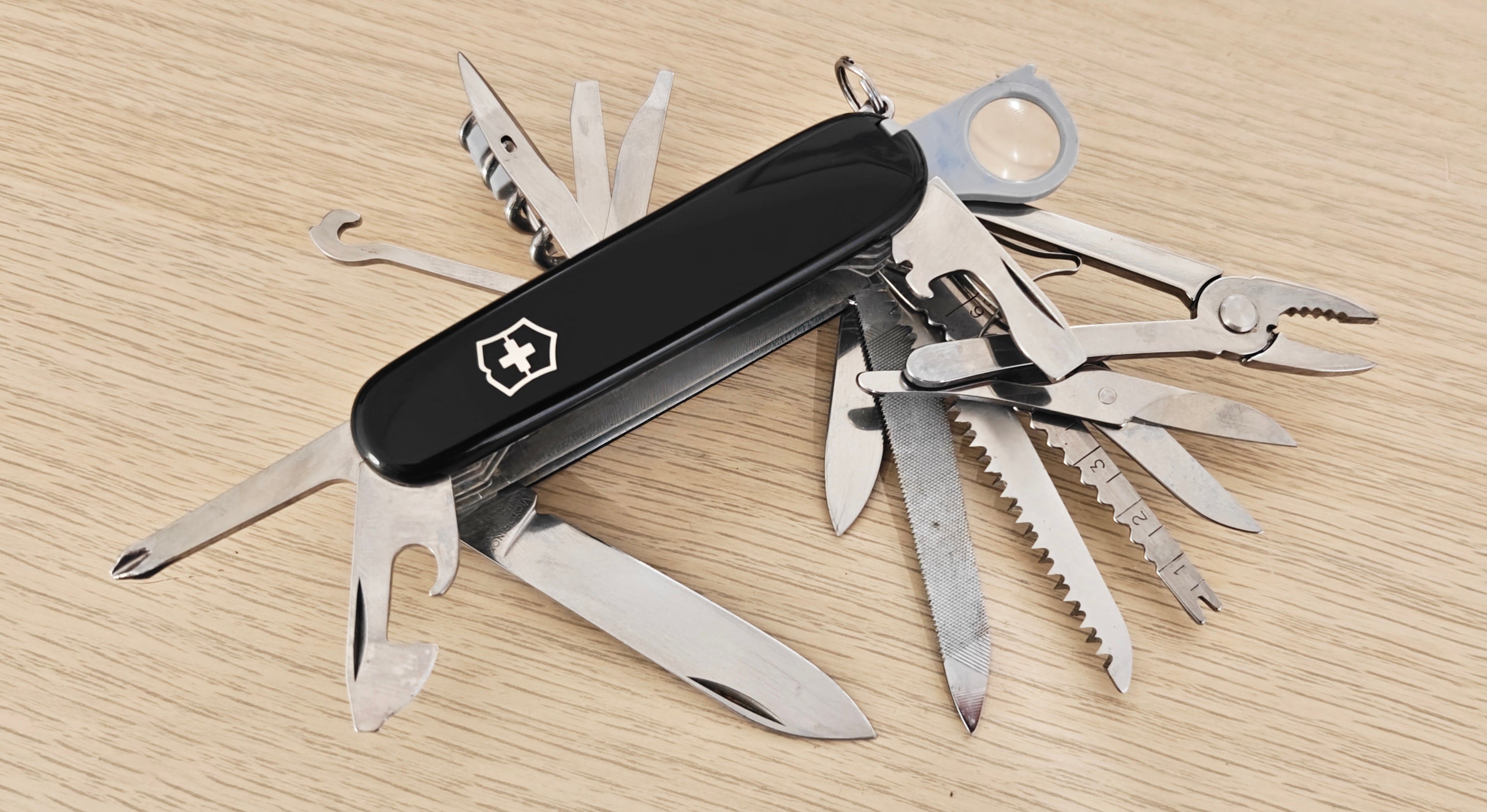 Victorinox Swiss Army Knife Swisschamp Black 1991-1996