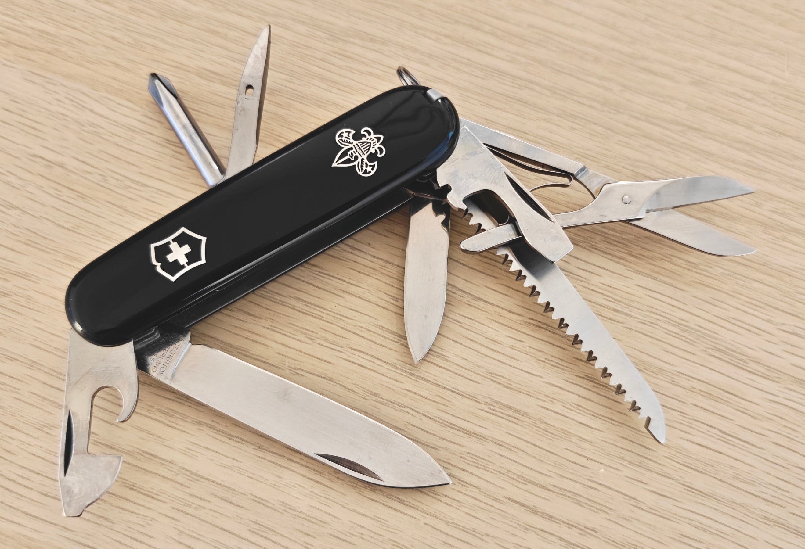 Victorinox Swiss Army Knife Huntsman Fieldmaster BSA Black NIB 1985-1991