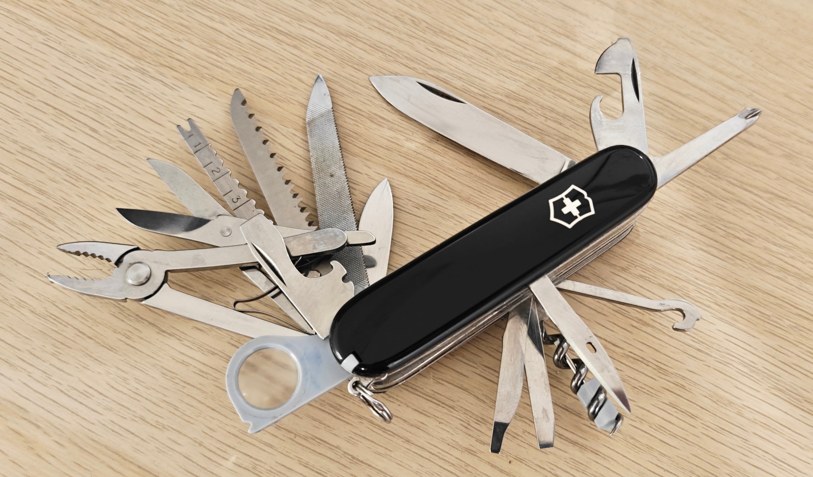 Victorinox Swiss Army Knife Swisschamp Black 1991-1996