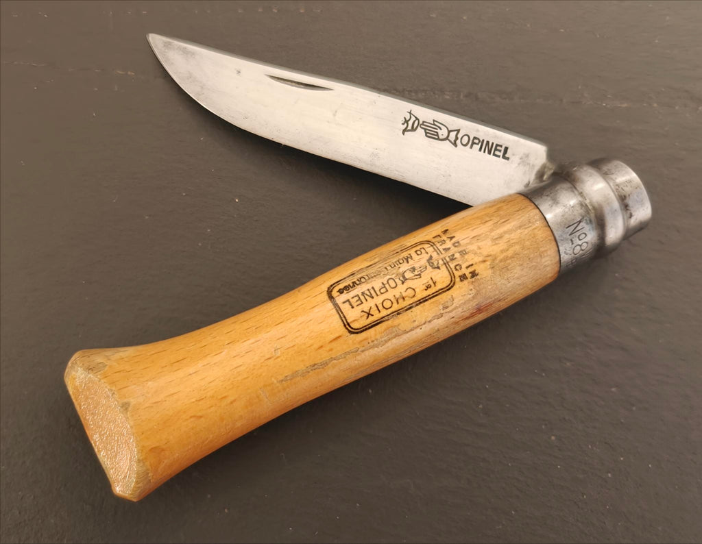 Vintage Opinel No.8 French Folding Knife – Carbon Steel – 1967-1980