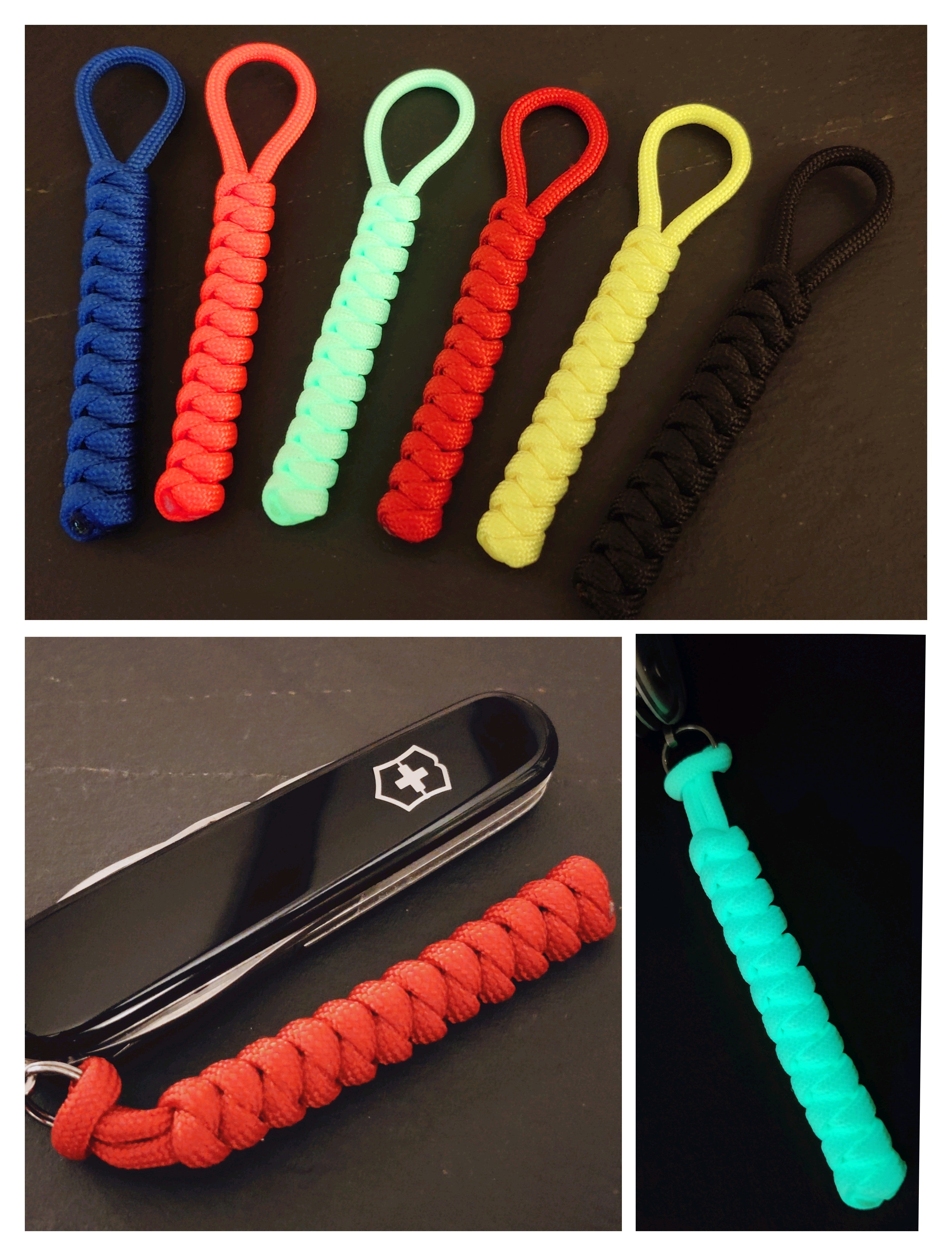 Cordão Paracord Azul para Victorinox SAK