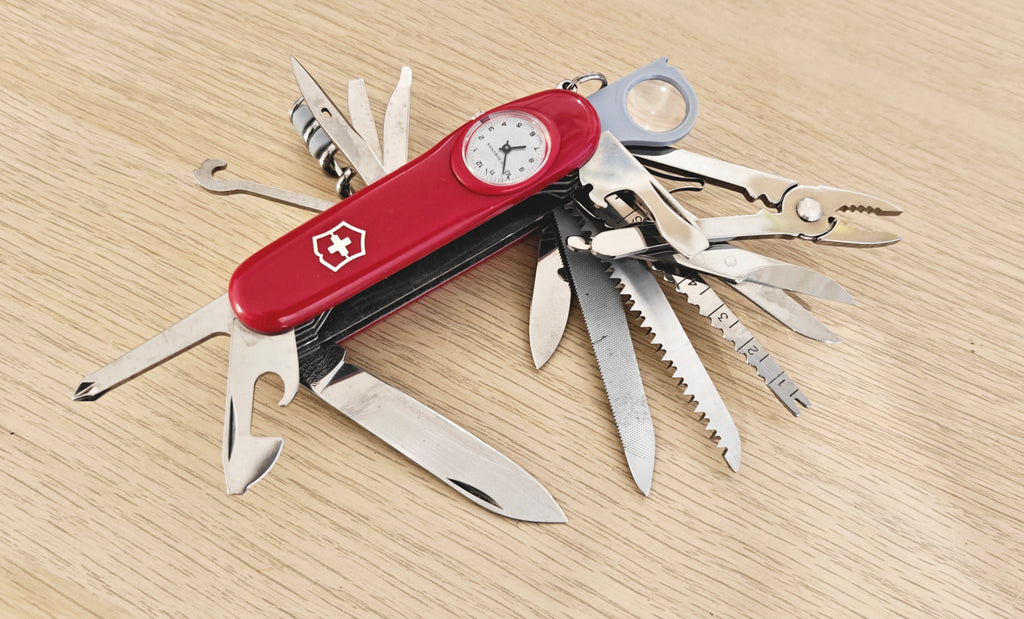 Victorinox Swiss Army Knife Supertimer 1.8816 Large SOS kit 1996 NIB