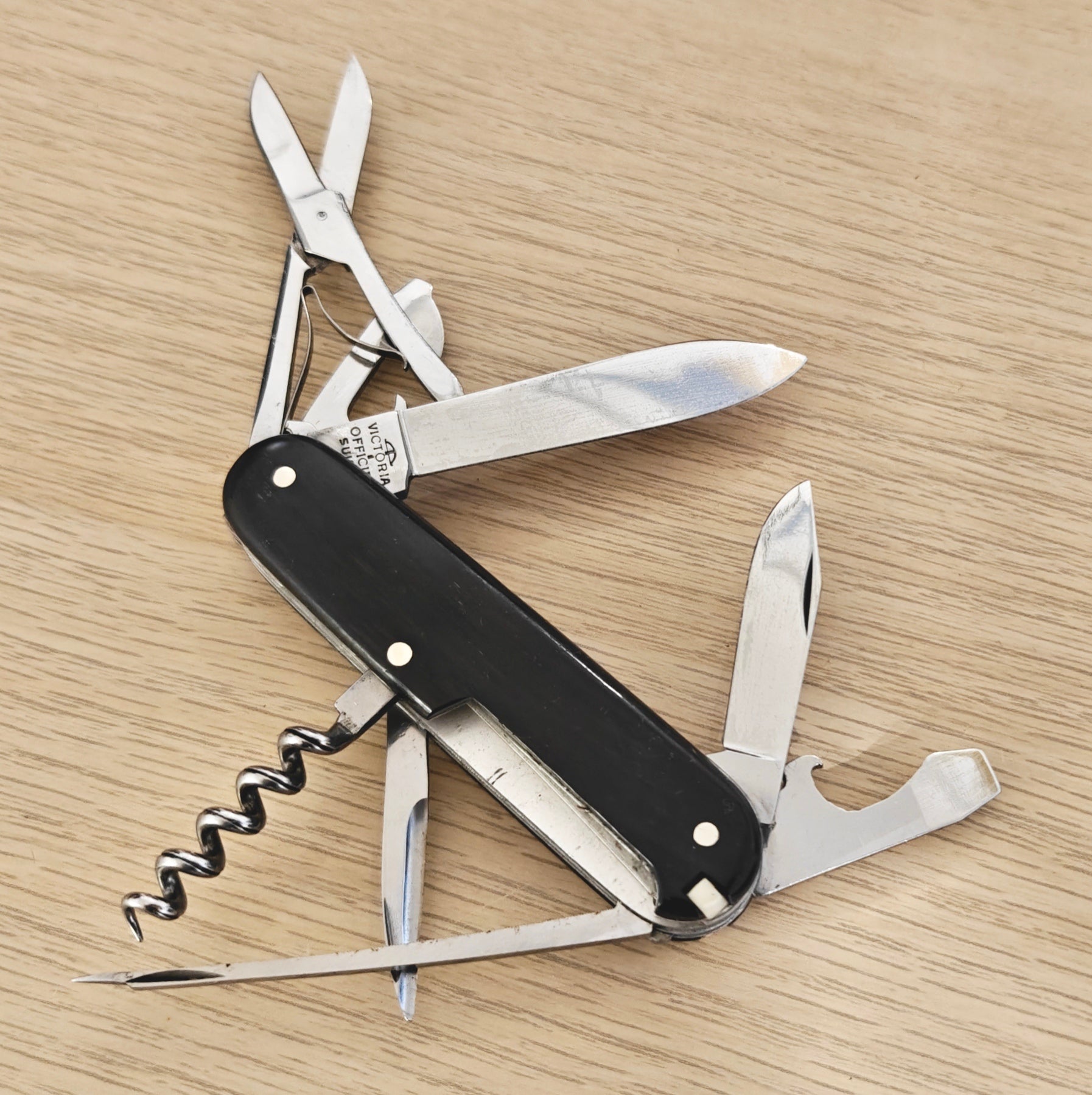 Victorinox Swiss Army Knife Climber Small LNF 84mm Horn Terzy 1961-1971
