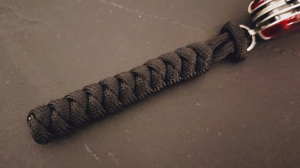 Paracord Lanyard Black for Victorinox SAK