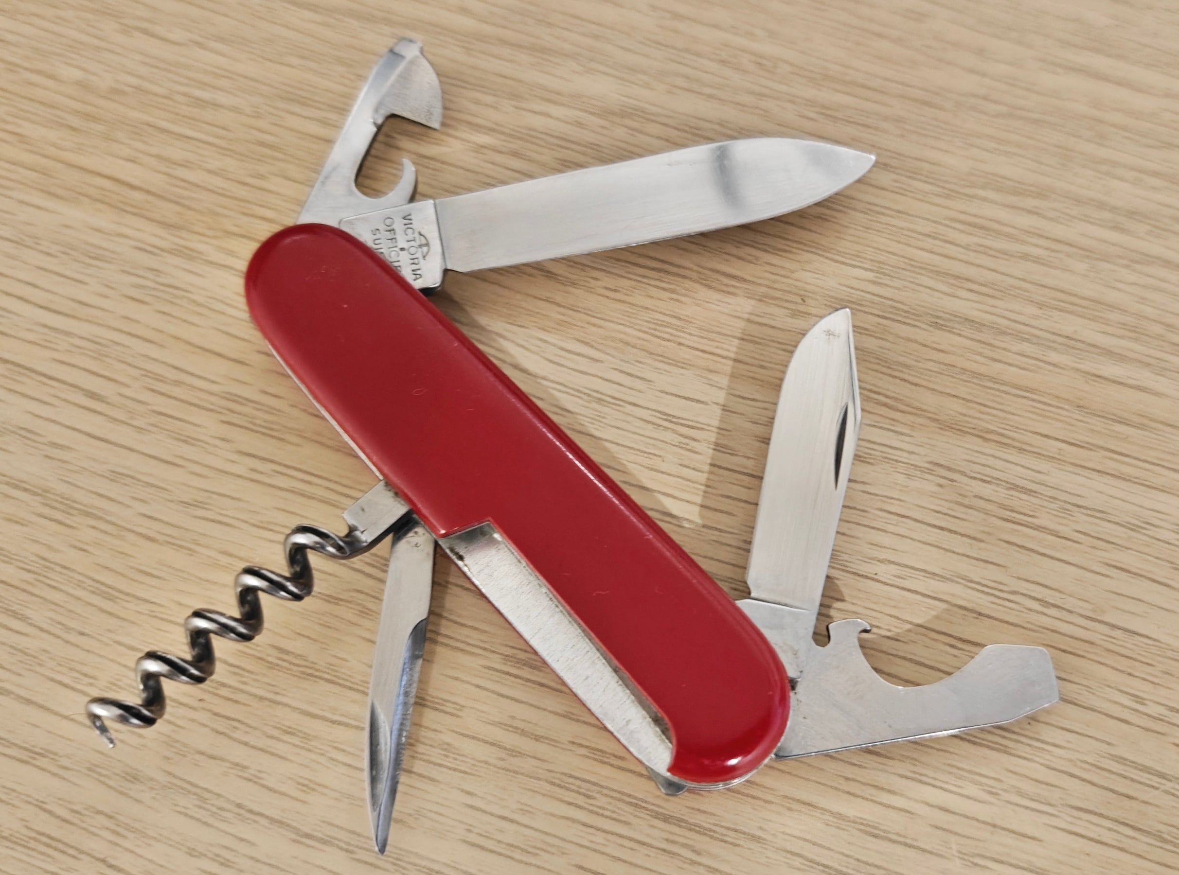 Victorinox Swiss Army Tourist Victoria Swissair metal inlay 1961-1971