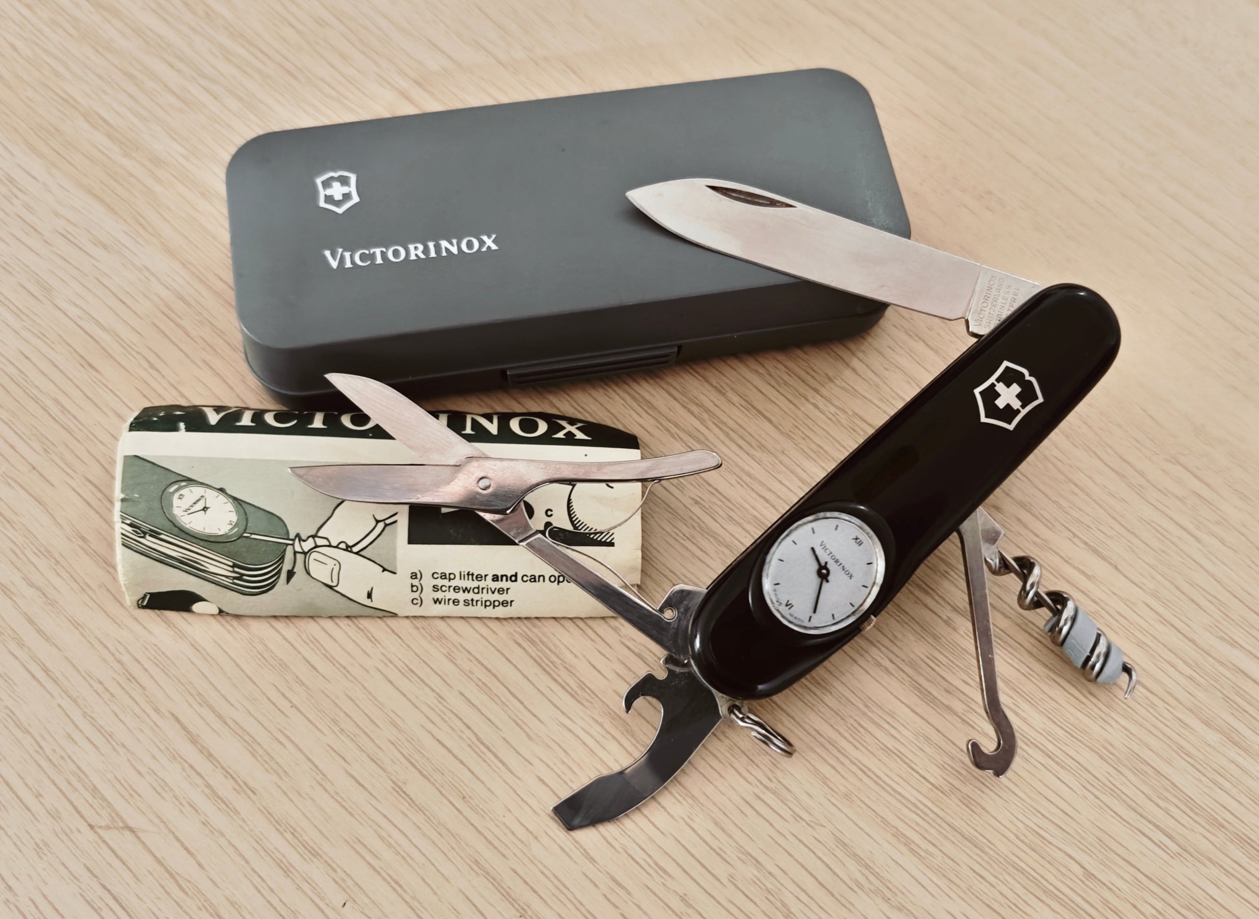 Victorinox Swiss Army Knife Timekeeper Black NIB