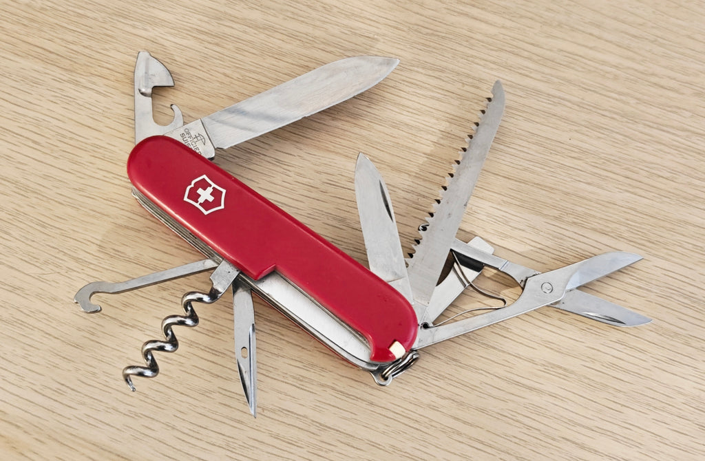 Victorinox Swiss Army Knife Huntsman NORTON metal inlay