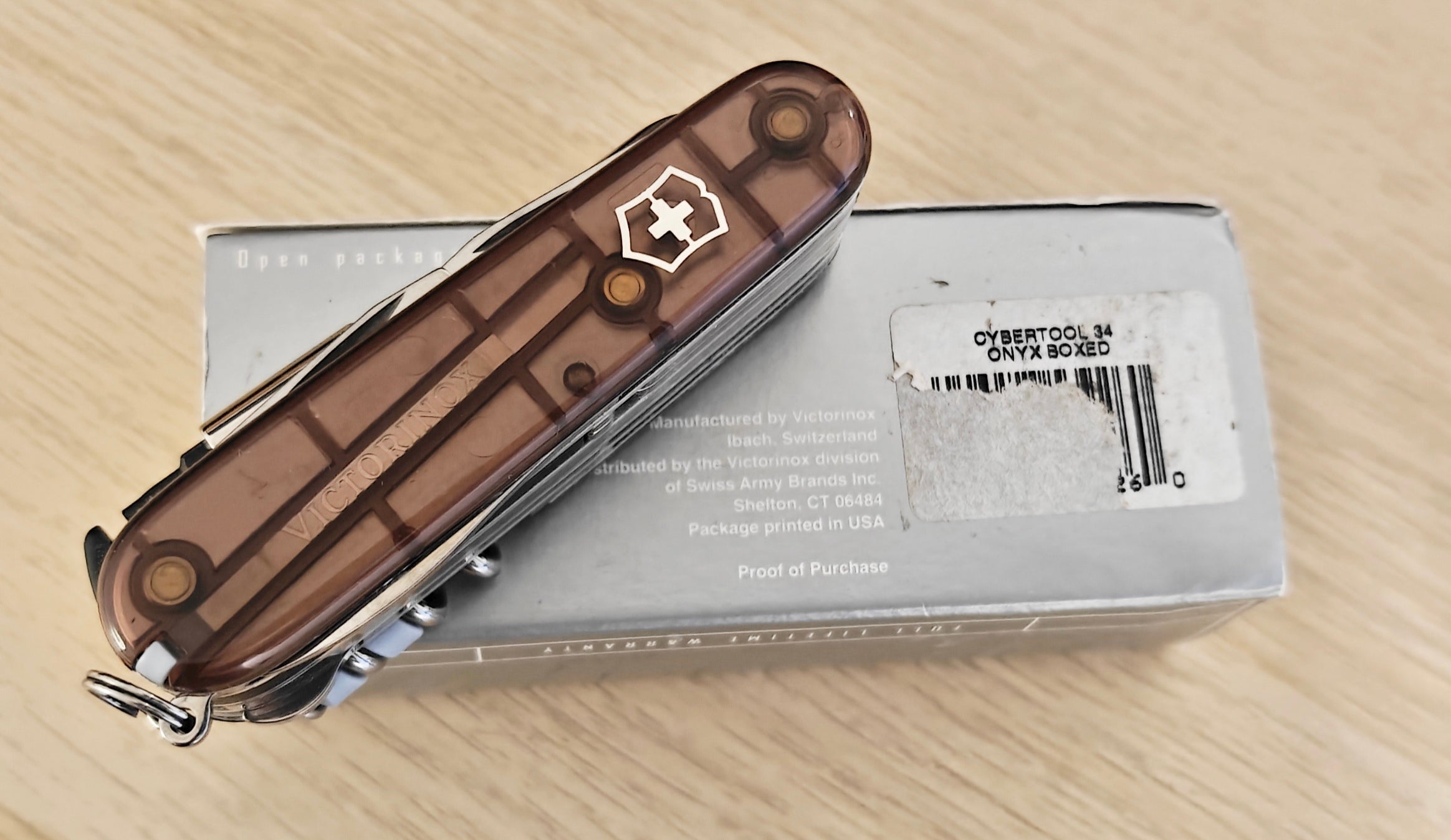 Victorinox Swiss Army Knife Cybertool 34 Onyx NIB