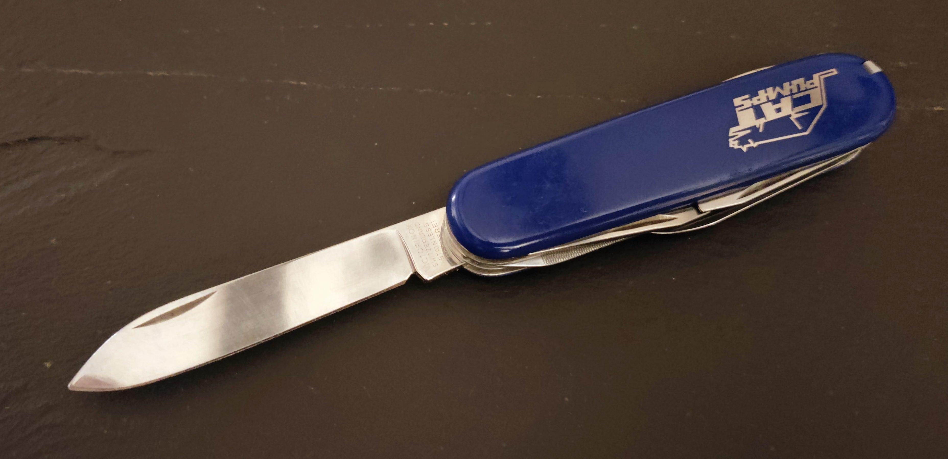 Victorinox Swiss Army Automobile Special Grand Prix Junior 1985 CAT metal inlay