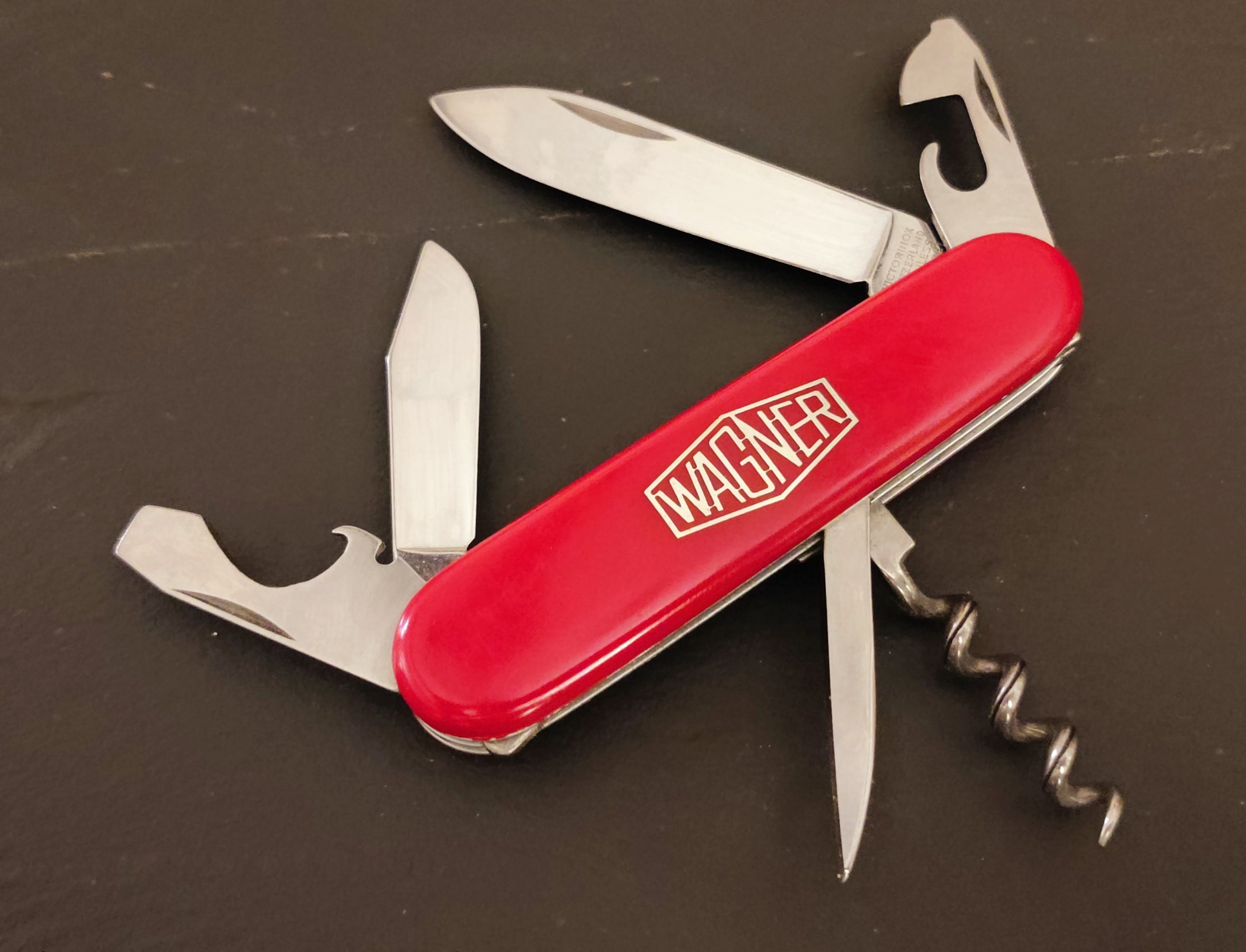 Victorinox Swiss Army Tourist Victoria WAGNER Incrustação de metal 1971-1973