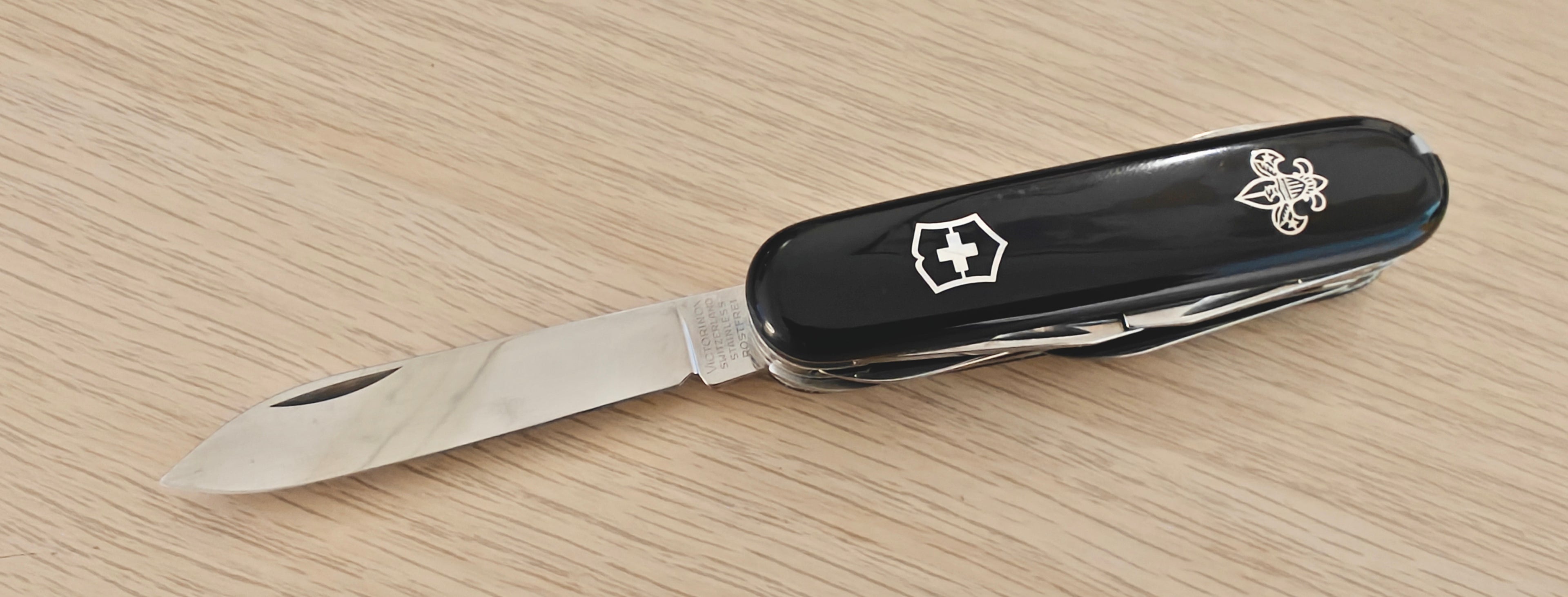 Victorinox Swiss Army Knife Huntsman Fieldmaster BSA Black NIB 1985-1991