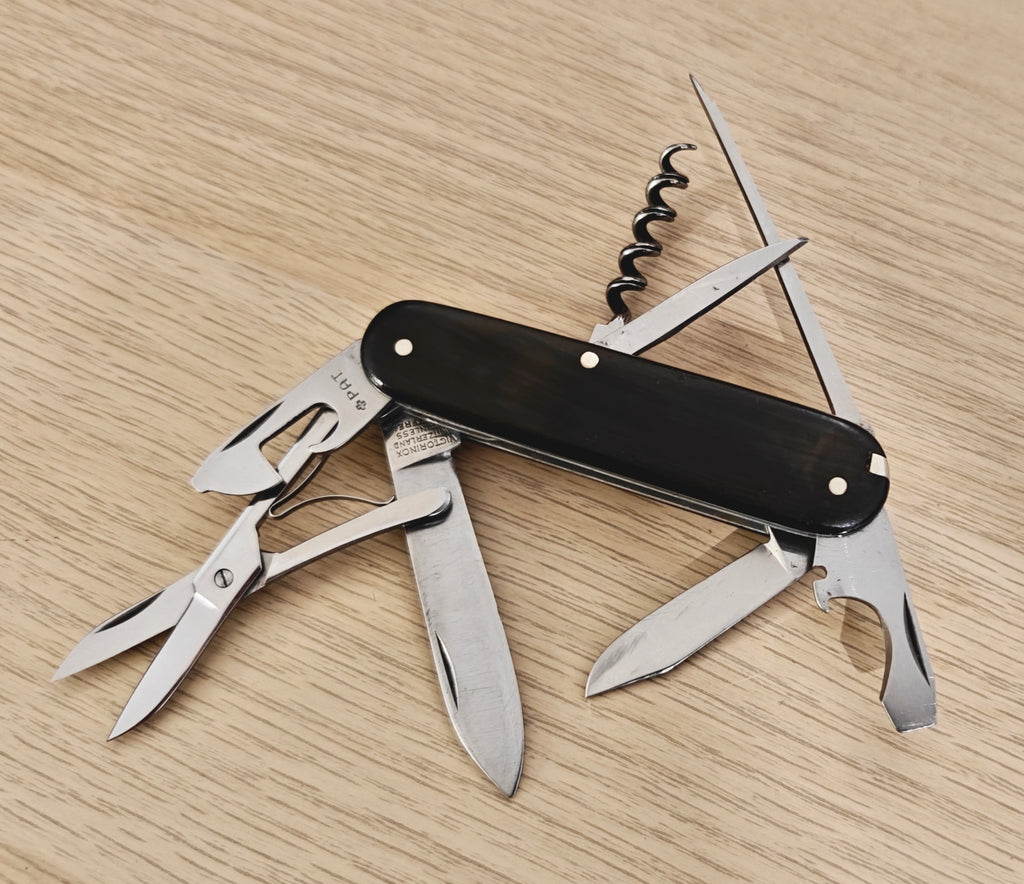 Victorinox Couteau Suisse Climber Petit LNF 84mm Corne 1961-1971