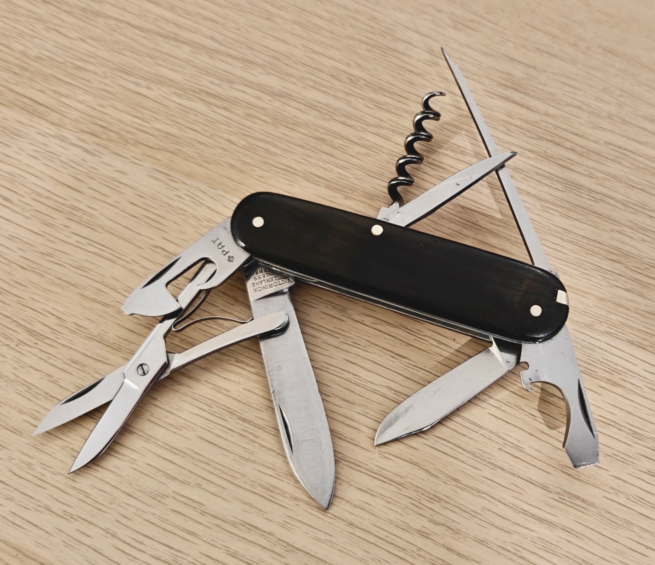 Victorinox Swiss Army Knife Climber Small LNF 84mm Horn 1961-1971