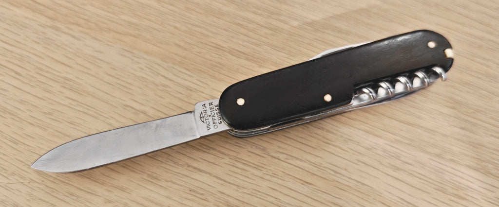 Victorinox Couteau Suisse Climber Petit LNF 84mm Corne 1961-1971