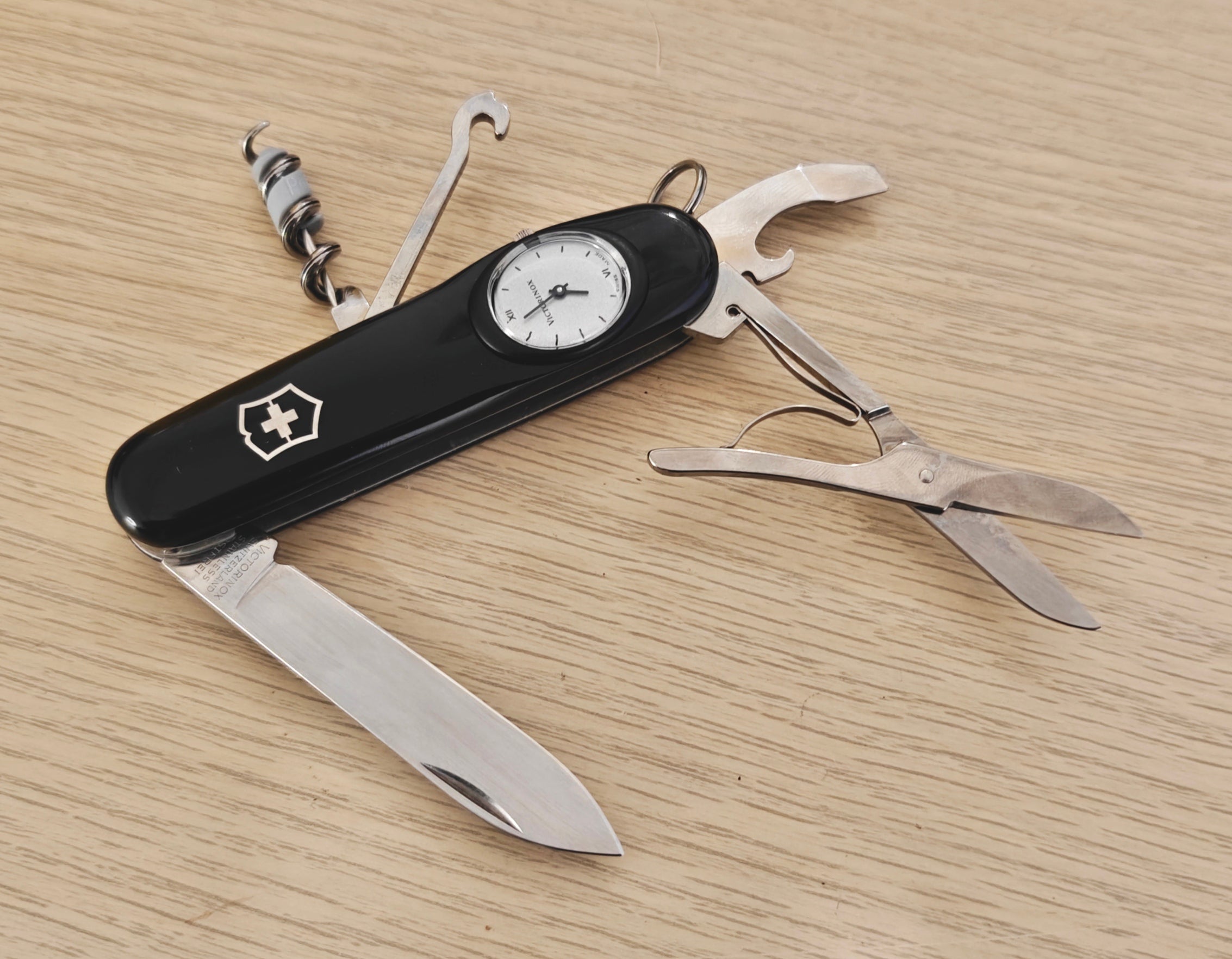 Victorinox Swiss Army Timekeeper Black 1990 Early