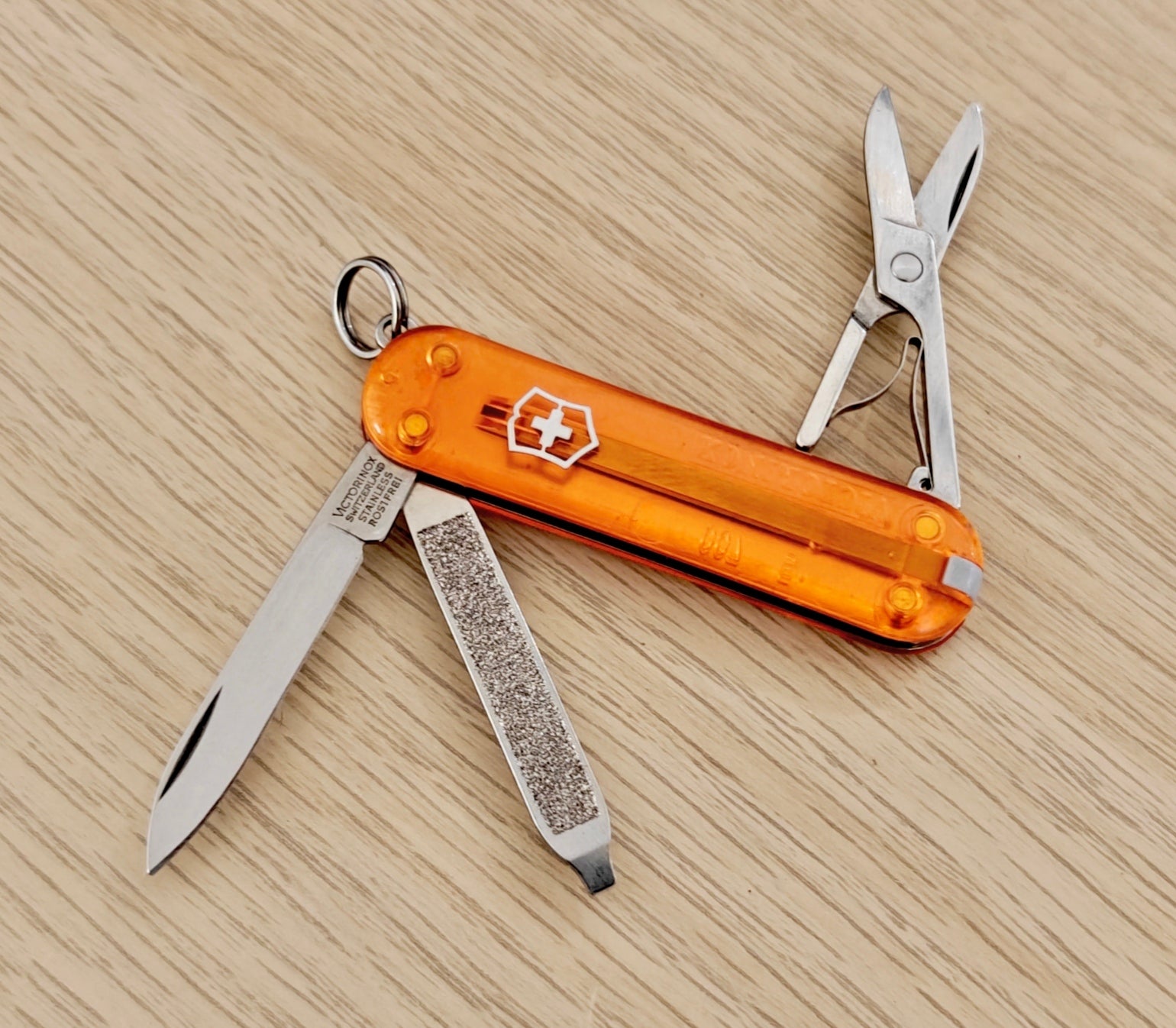 Victorinox Swiss Army Knife Classic SD Orange Fire Opal