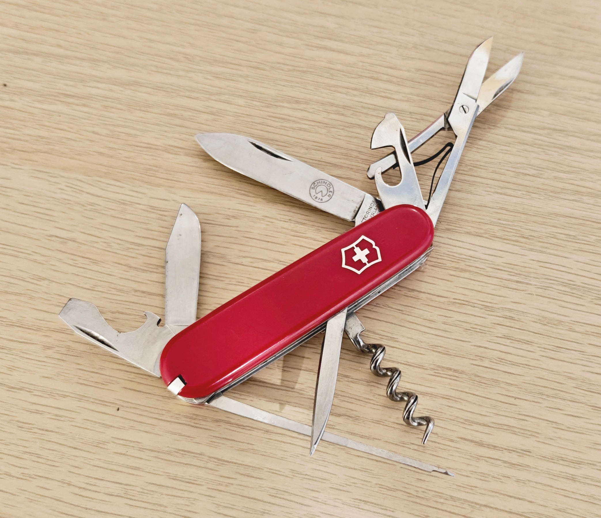 Victorinox Swiss Army Knife Climber Small LNF 84mm Schindler 1973-1976