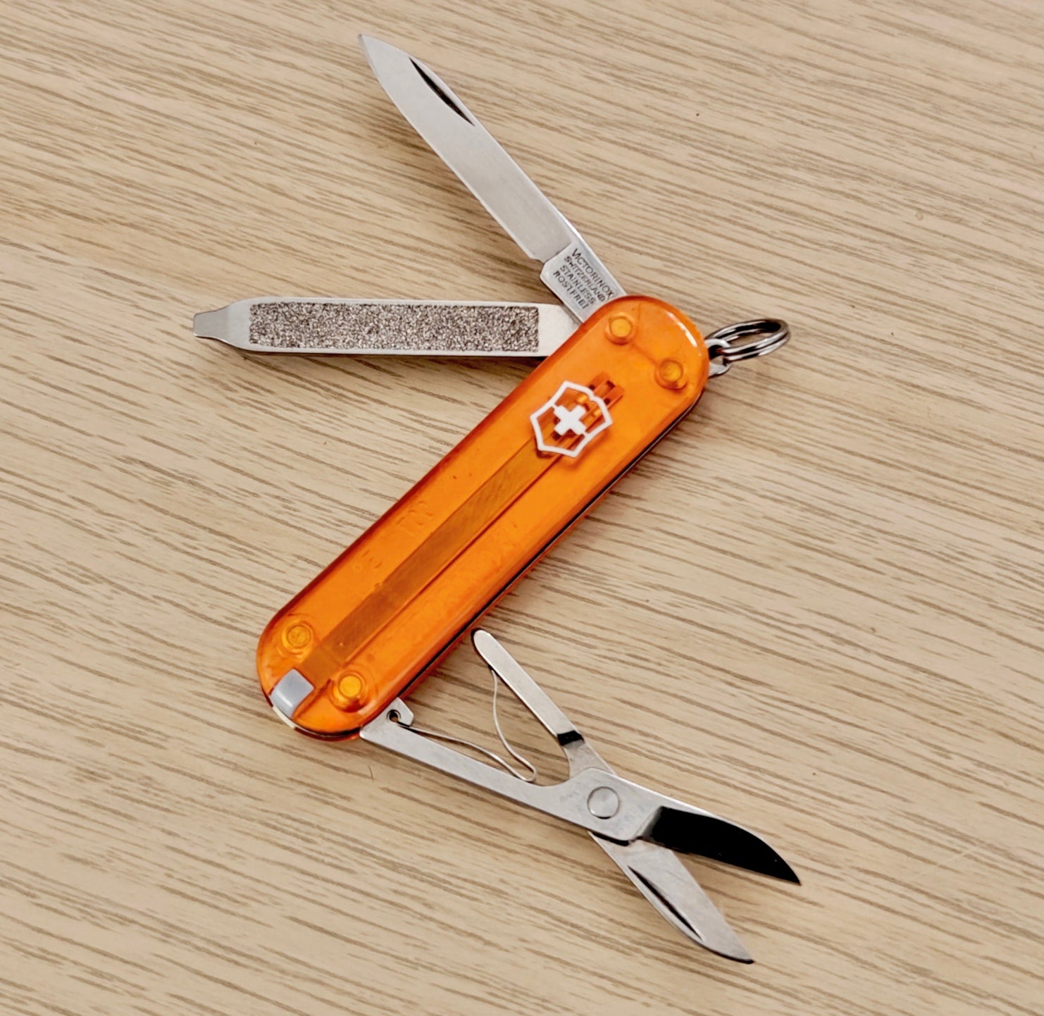 Victorinox Swiss Army Knife Classic SD Orange Fire Opal