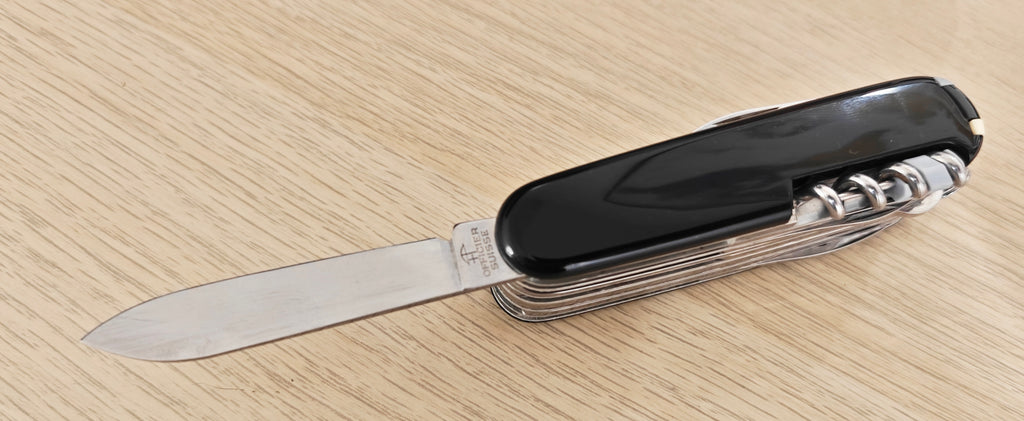 Victorinox Swiss Army Knife Swisschamp Black 1991-1996